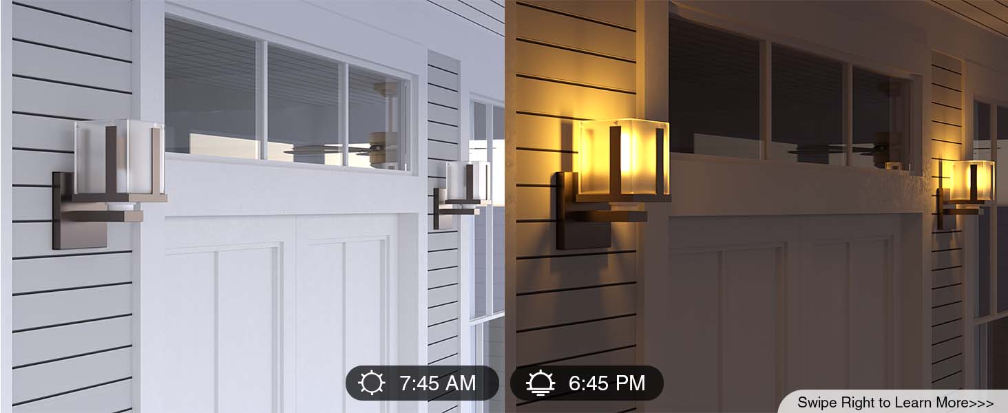 Set schedules or countdown to automate your home lighting based on your daily routines